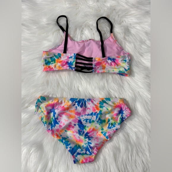 *** SOLD *** Wonder Nation Pink and Blue Bikini Set Vibrant Swimwear - Picture 8 of 8